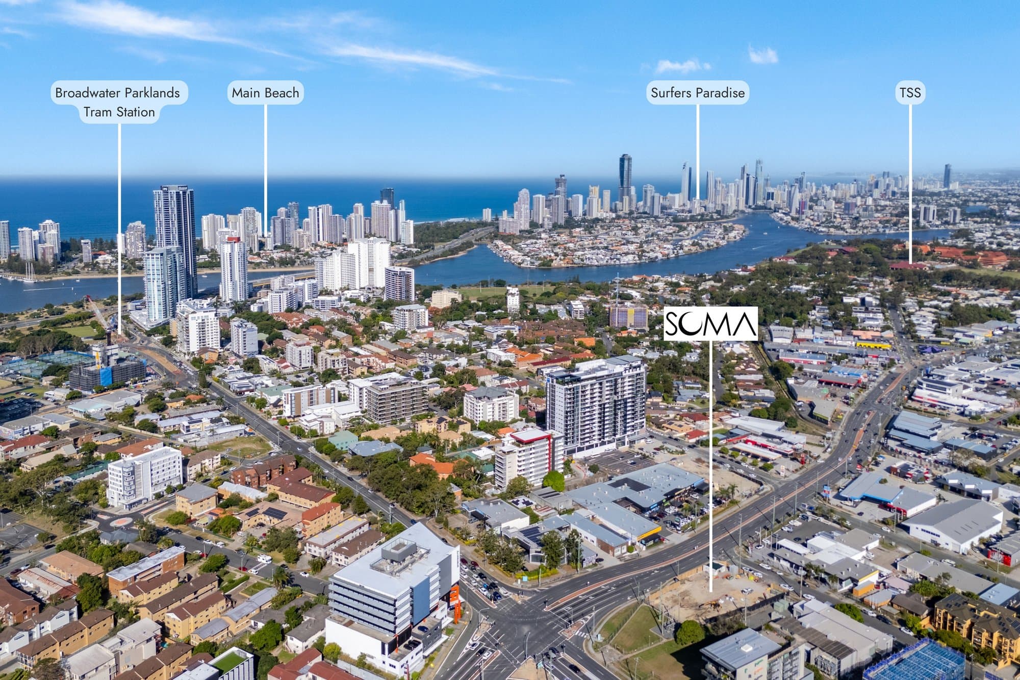 Drone view — Surfers Paradise