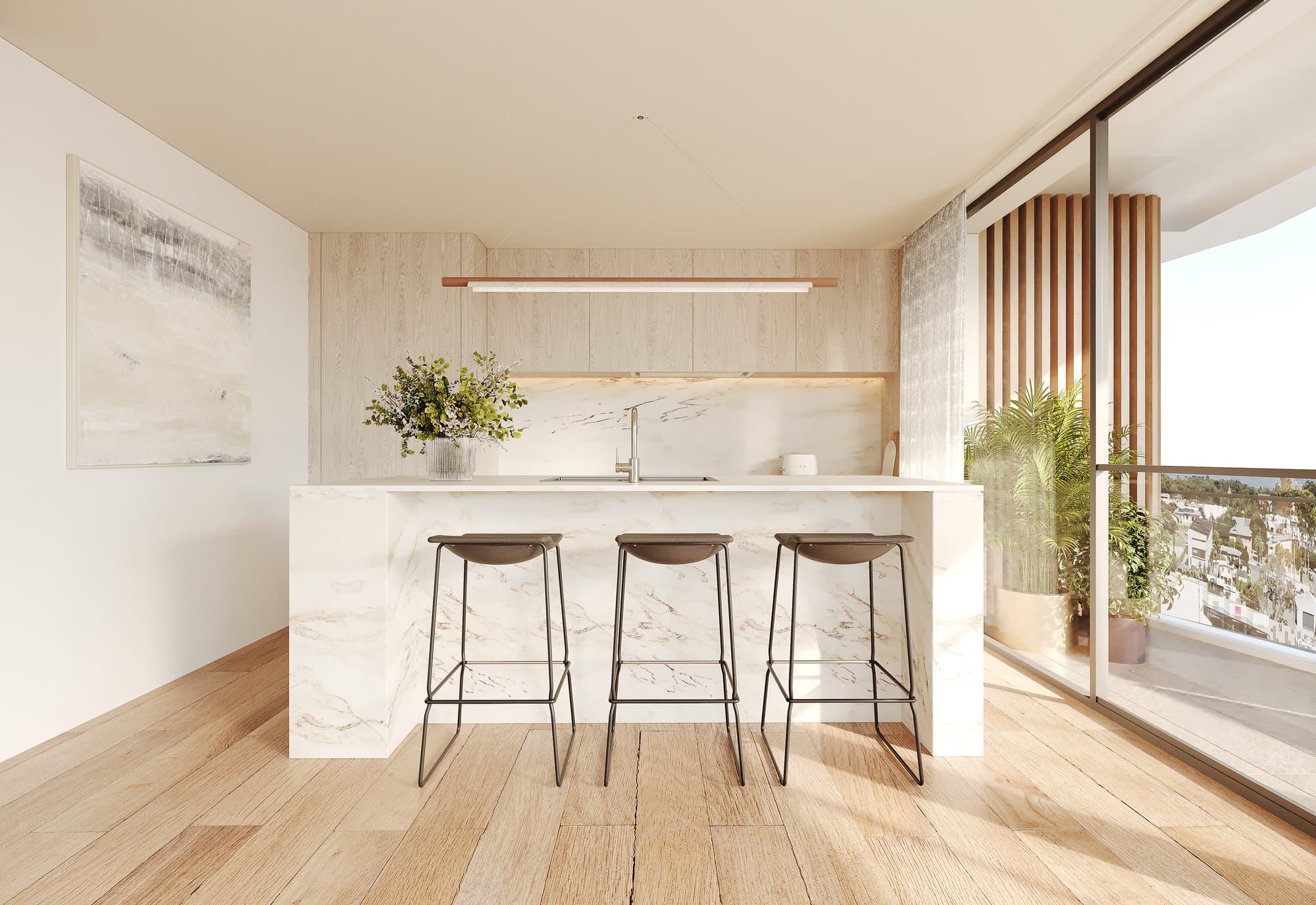 Kitchen view